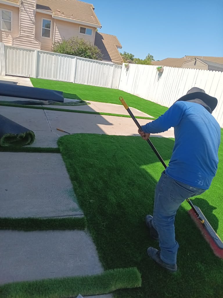 Landscaping — Turf Installation & Paver Walkways — California · photo 1 of 3 · JMG Construction Lic #1007864