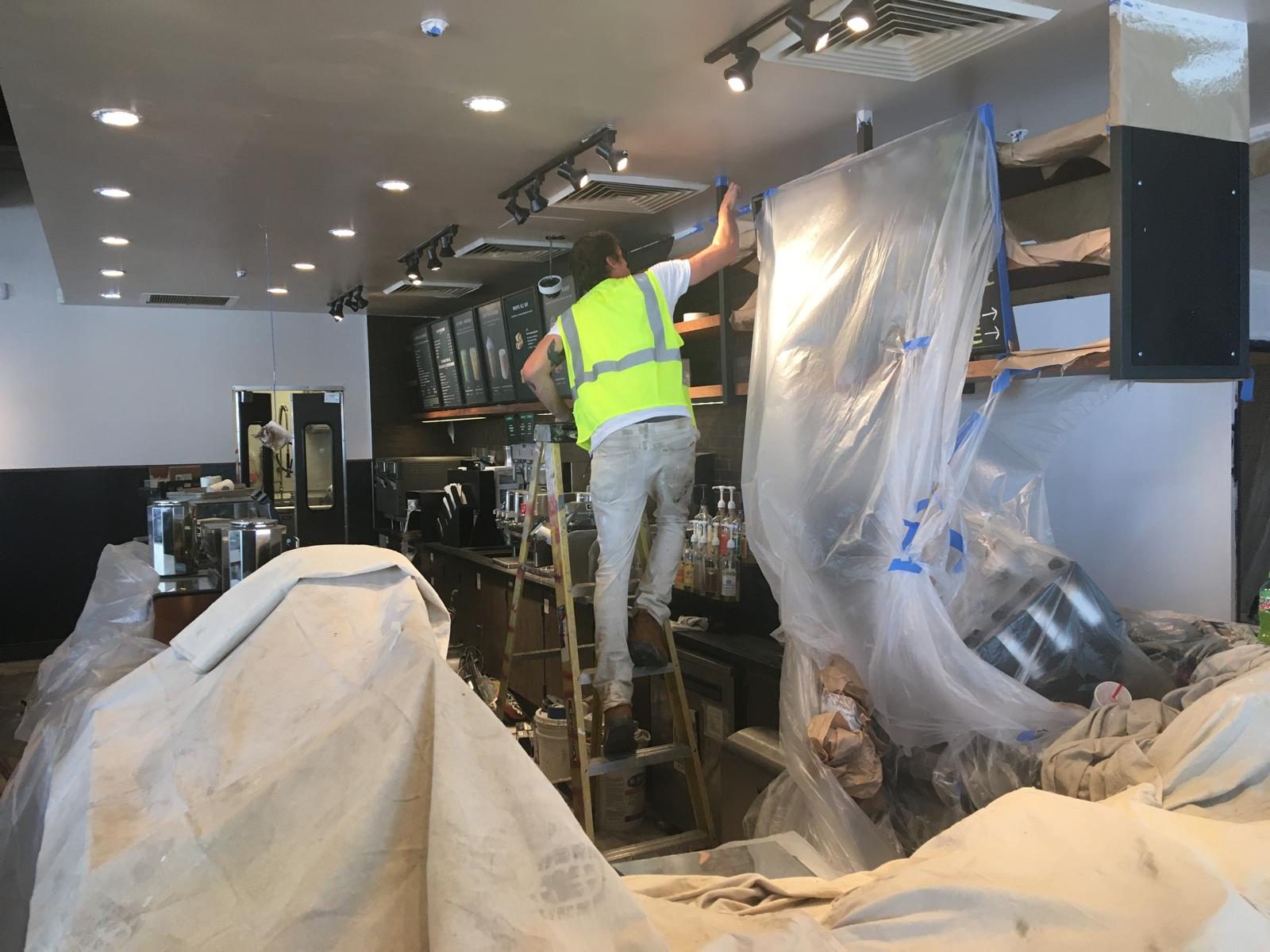 Starbucks retail construction by JMG Construction Services